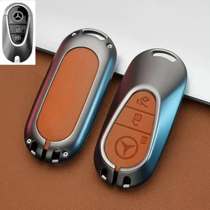 Remote Key Fob Case Cover for Mercedes-Benz C E S GLC EQE CLS C300 Car Key Shell - Picture 1 of 5