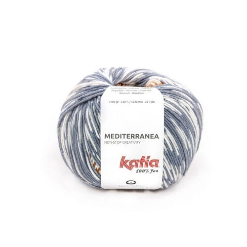 Katia Wool Mediterranea Cotton 100g=230m Jacquard Pattern - Image 1 of 1