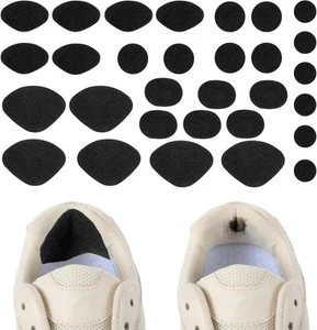 15 Pair Shoe Heel Repair, Self-Adhesive Inside Patches Hole Black - Picture 1 of 7