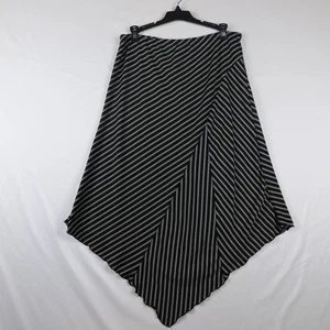 Zoey Beth Rock Damen groß gestreift Taschentuchsaum Stretch Made USA fließend - Bild 1 von 11