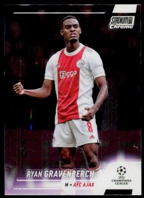 2021-22 Stadium Club Chrome UEFA Champions League Ryan Gravenberch 86 Ajax - Image 1 of 2