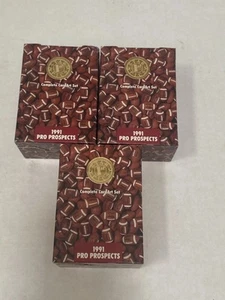1991 Star Pics Football Pro Prospects Complete Factory Set. 3 Sealed Boxes. - Picture 1 of 2