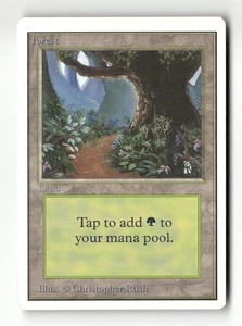 Forest (B) Unlimited Edition # Magic the Gathering - Bild 1 von 2