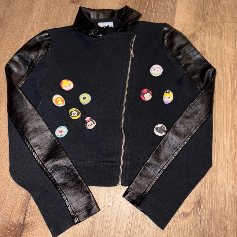 Chaqueta Moto Disney Tsum Tsum Mangas Cuero Sintético Niñas Talla S (7/8) Foto 1 de 3