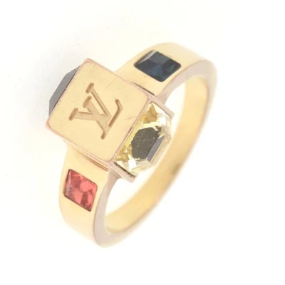 LOUIS VUITTON Ring M75425 Size 50/US5.5 Gold Plated Ladies jewelry S#141218 - Image 1 of 4