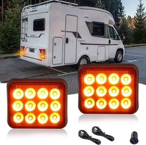 2PCS Caution Lights, Rechargeable Strobe Lights,Wireless Trailer Lights, Beacon - Picture 1 of 12