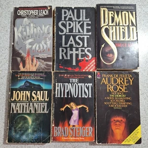 6 x Horror Book Bundle Paperback Novels, some Vintage - Bild 1 von 6
