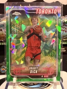 2024-25 Topps Chrome Sapphire Edition Green /99 Gradey Dick #92 RC Rookie TZ - Picture 1 of 2