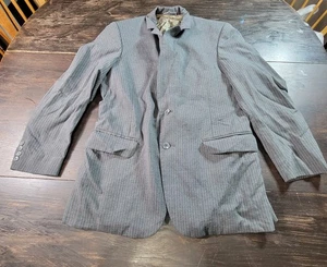 Carriage House Herren Anzugjacke grau/weiß gestreift Größe L *Hinweise  - Bild 1 von 15