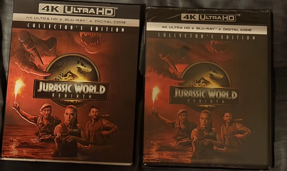 Jurassic World Rebirth [New 4K UHD Blu-ray+Blu-Ray+Digital code - Image 1 of 2