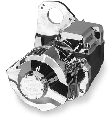 Transmisión de 6 velocidades con accionamiento lateral derecho Jims RSD (cubierta de polea hidráulica) - pulido Foto 1 de 4