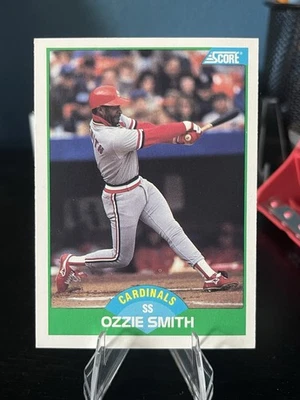 1989 Score #80 Ozzie Smith St Louis Cardinals  - Image 1 of 2