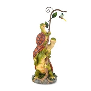 Turtle Figurine Garden Decor, Solar Turtle Outdoor Statue, Funny Turtle Gift - Picture 1 of 7