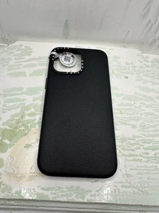 Casetify Pebbled Case Textured For iPhone 15 PRO Max MagSafe Jet Black - Picture 1 of 2