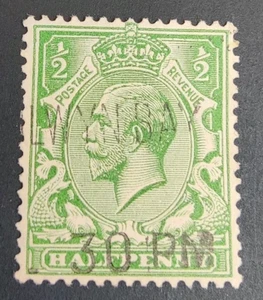 Großbritannien 1/2 Penny Briefmarke 1934 King George - Bild 1 von 2
