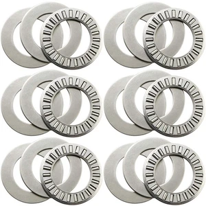 Set 6 cuscinetti a rulli ad ago di spintaCuscinetto a rulli con due rondelle 3/4 - Foto 1 di 7