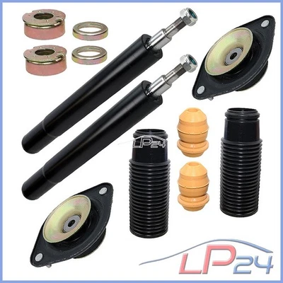 2x AMORTISSEUR À HUILE + COUPELLES + KIT DE PROTECTION POUR VW JETTA 1 I 78-84 - Photo 1/4