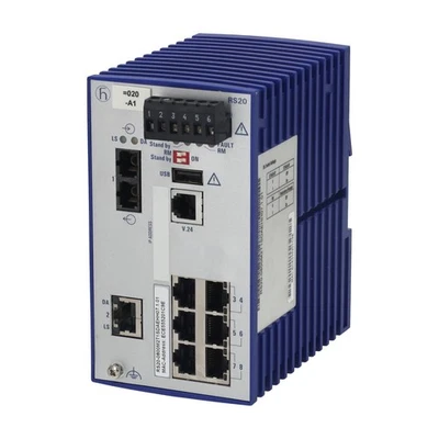 Hirschmann Managed Fast Ethernet Switch RS20-2624 8/12ft2T1SDAE (943 434-003) - Image 1 of 4