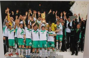 Werder Bremen DFB Pokal Sieger 2009 Fan Card 21x15 cm Das Endspiel Team FPG1