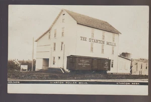 Stanton NEBRASKA RPPC 1909 FLOUR ROLLER MILL Grist nr Norfolk Pilger Madison NE - Picture 1 of 3