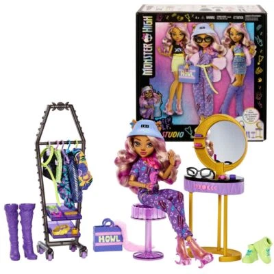 MATTEL Fashion Spiel-Set | Puppe Clawdeen Wolf | Monster High | HKY70