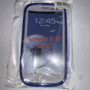 NEW BACK CASE FOR GALAXY S III IN BLUE (GT-I9300) - Picture 1 of 1