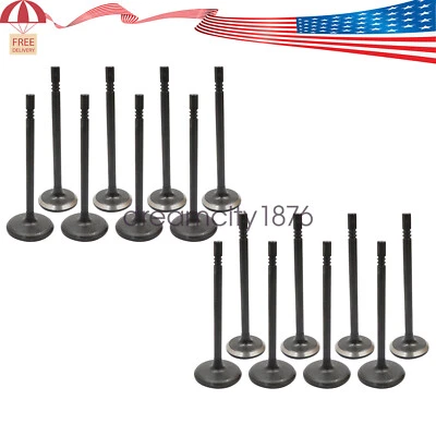 8 peças válvulas de admissão + 8 peças válvulas de escape adequadas para FORD E-150 E-250 5.4L 4.6L EUA - Imagem 1 de 4