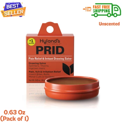 Ungüento de dibujo Hyland's PRID, alivio tópico de la irritación de la piel, para astillas... Foto 1 de 4