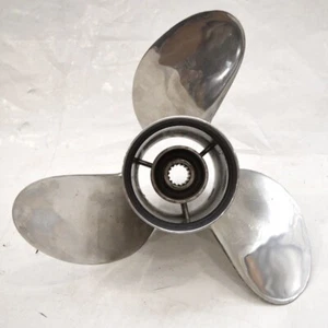 Yamaha Boat Propeller 14 1/2 x 23 Pitch Left Hand Stainless - Picture 1 of 3