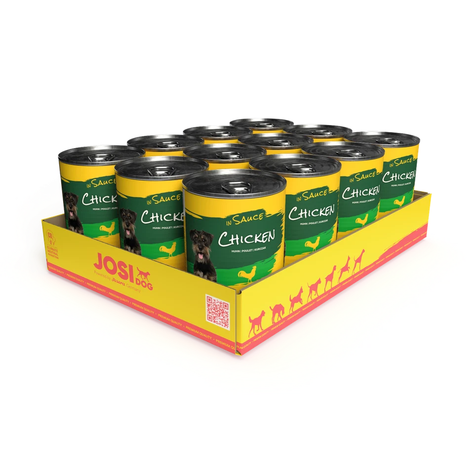 JosiDog Chicken in Sauce (12 x 415 g) | Nassfutter mit Huhn | Hundefutter - Bild 1 von 1