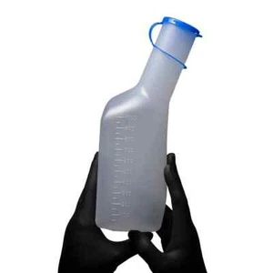 Urinflasche für Männer mit Deckel, PP - 1 Liter, Krankenpflege Altenpflege - Bild 1 von 5