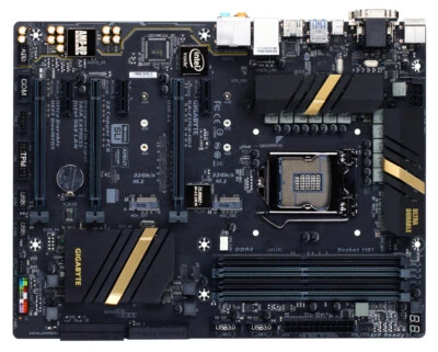 Gigabyte GA-Z170X-UD3 Motherboard Intel Z170 LGA 1151 DDR4 M.2 ATX VGA Core HDMI - Image 1 of 4