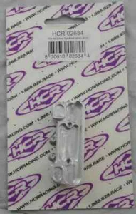 HCR-02684 Hardcore Racing Team Associated Nitro TC3 Silver Alloy Rear Toe Block - Picture 1 of 1