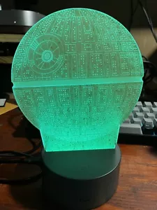 Star Wars Creative 3D Visualization Lamp Light ~ Death Star Dark Side - Picture 1 of 23