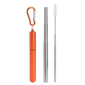 Retractable Straw Retractable Straw Portable Straw Camping for Picnic - Picture 1 of 7