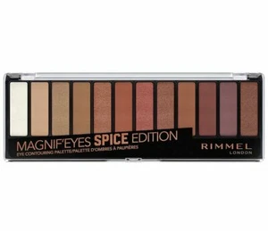 Rimmel London Magnif'Eyes Spice Eyeshadow 12 Piece Palette 005 Spice Edition - Picture 1 of 1