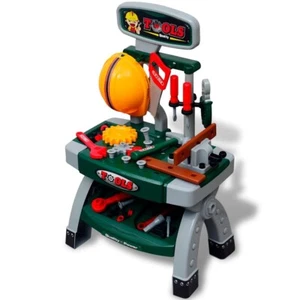 🔧 Spielzeug Werkbank für Kinder 45-tlg. | Werkzeugbank ab 3 Jahre inkl. Zubehör - Bild 1 von 1