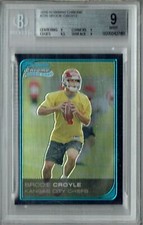 BGS 9 Mint Brodie Croyle 2006 Bowman Chrome #236 Rookie Card