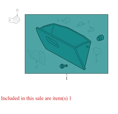 Caixa de luvas Mercury Mariner Passenger FR 2008-2012 usada 8L8Z7806024AA fabricante de equipamento original - Imagem 1 de 4