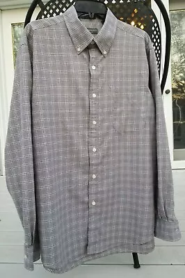 Camisa Lyle & Scott Escocia Talla XL Algodón Peinado Botones Cuadros Dinero Antiguo Foto 1 de 4