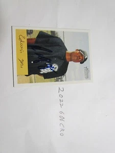 2002 Bowman Heritage Edwin Yan signed Baseball Card - Picture 1 of 2