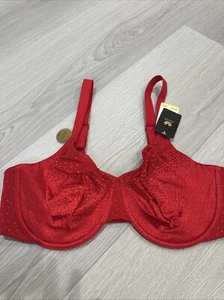 Wacoal 855303 Rücken Appeal ungefütterter Bügel-BH volle Abdeckung US Größe 38dd Neu mit Etikett - Bild 1 von 6