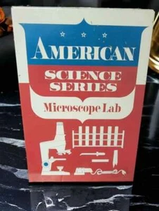 Vintage Rare 1970's American Science Series Microscope Set Foldable Metal Case - Picture 1 of 1