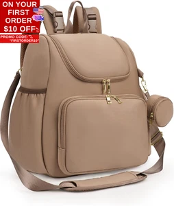 Diaper Bag Backpack Neoprene Waterproof Baby Bags for Mom and Dad with Changing - Picture 1 of 12