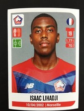 2020 Isaac Lihadji RC Rookie Sticker Panini Foot (20-21) #159 / Losc Lille