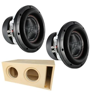 Due subwoofer RAGE 8" DVC 500W RMS con doppio alloggiamento ventilato Tru Spec 8" - Foto 1 di 9