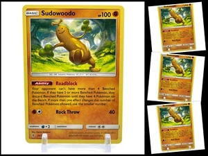 Pokemon Sun & Moon Guardians Rising 66/145 Sudowoodo 4X Mint/NM TCG 4 Playset X4 - Bild 1 von 3