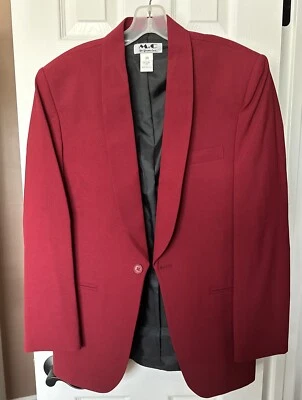 M & C Uniforms Inc NEW Princess Burgundy Red BLAZER/Jacket Size 36 - Image 1 of 4