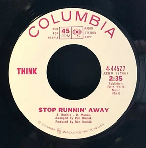 1968 Think “Stop Runnin’ Away” “Faster Faster” wlp 45 - Picture 1 of 2