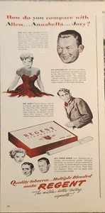 1944 Regent cigarettes king size Vintage ad Allen Annabella Jory - Picture 1 of 2